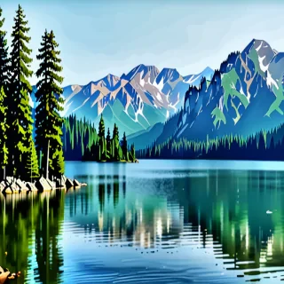 lake background