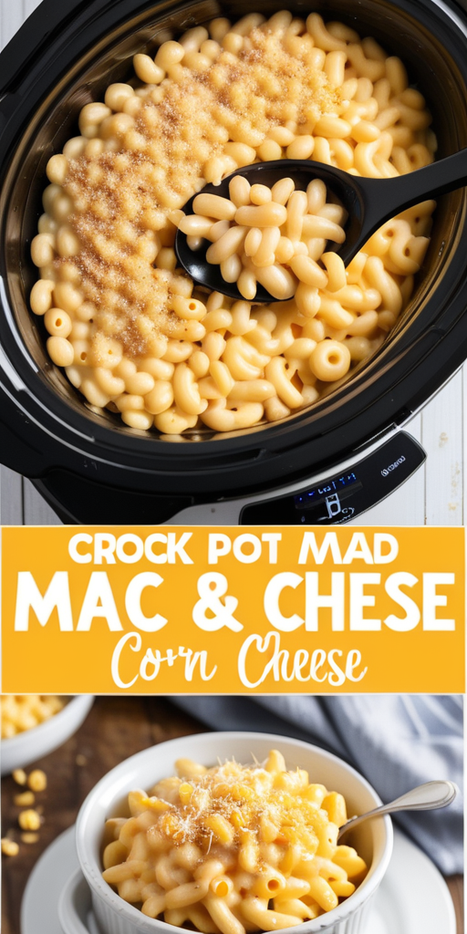crock pot mac and cheese with corn