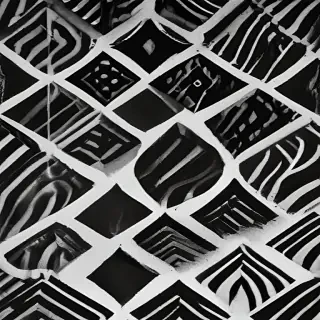 black and white pattern
