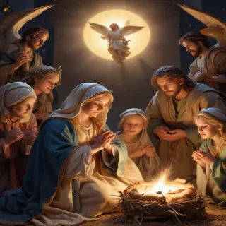 merry christmas nativity images free