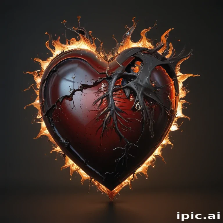 broken heart aesthetic