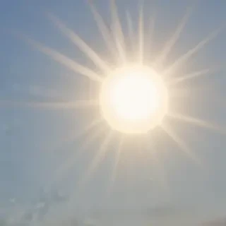 transparent sun