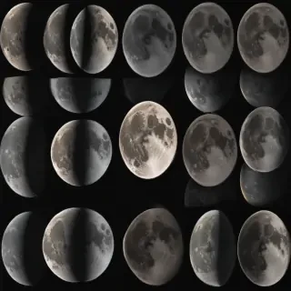 moon phases png