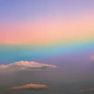 pastel rainbow
