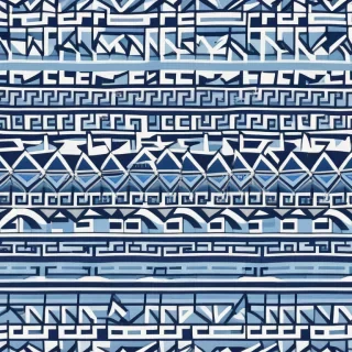 blue pattern