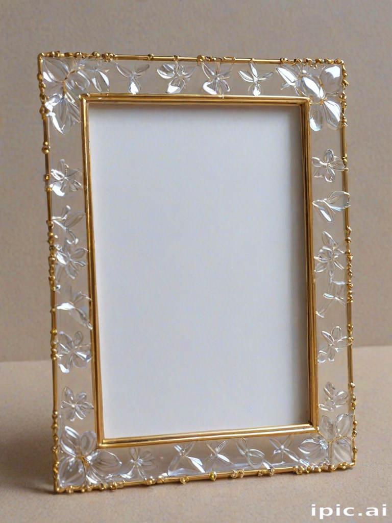 transparent photo frame