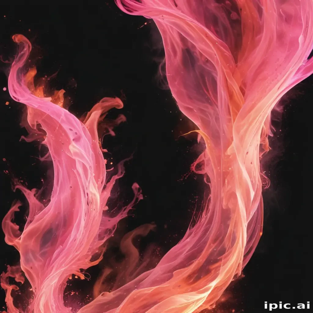 pink flames png