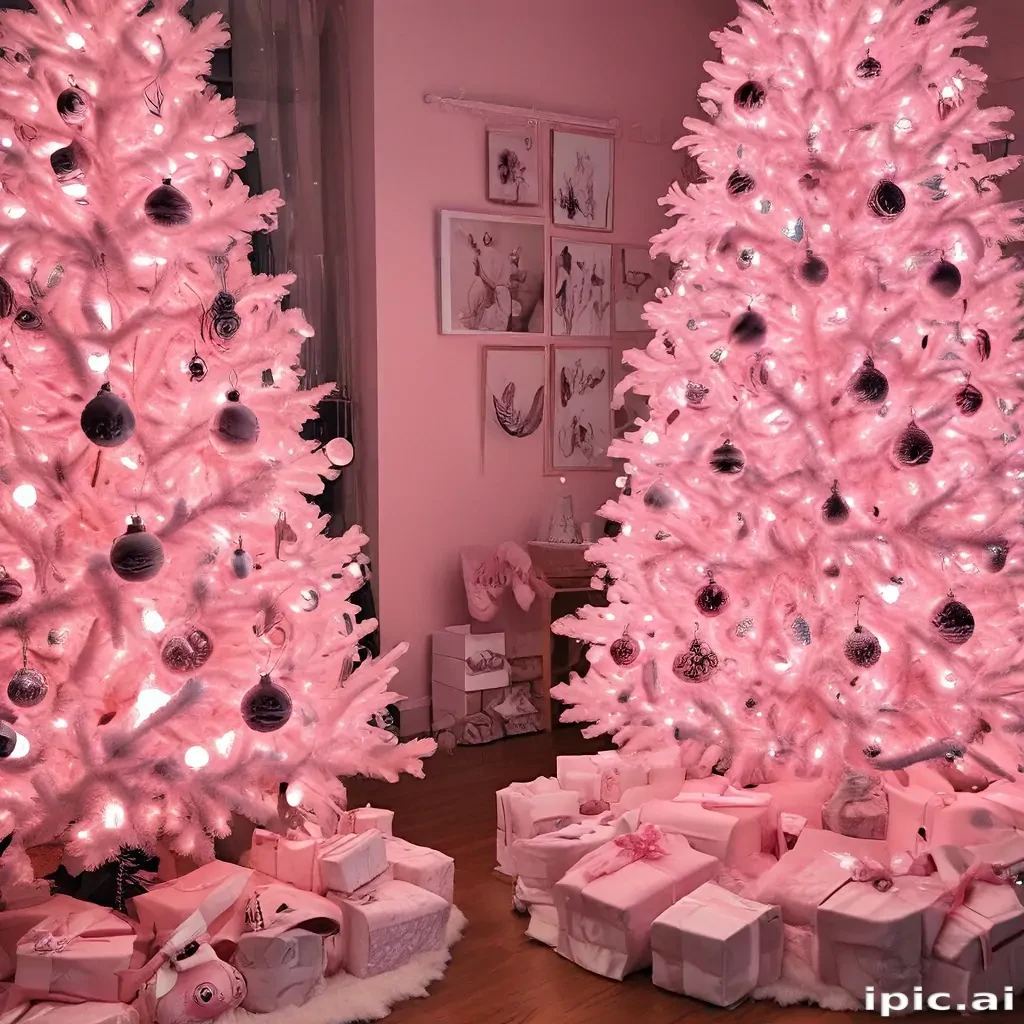 pink christmas aesthetic