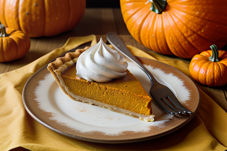 pumpkin pie in a bag