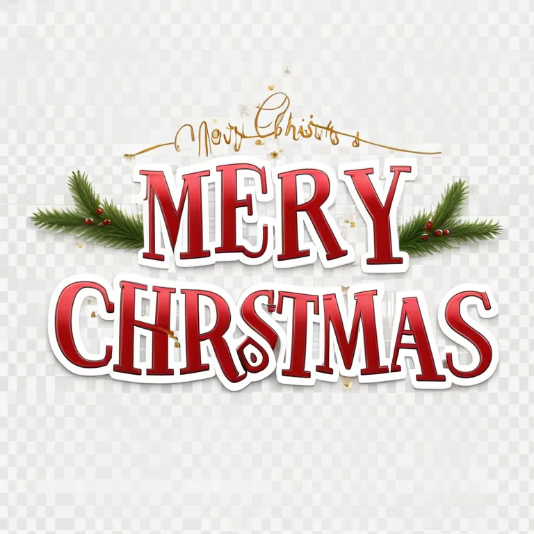 merry christmas transparent