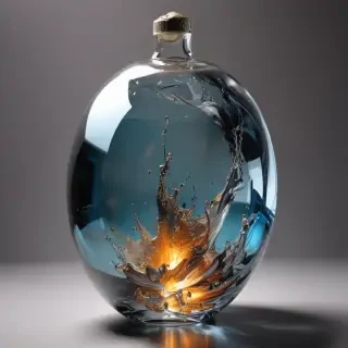 transparent bomb