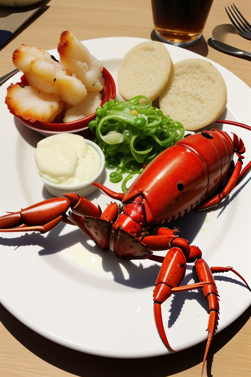 poor mans lobster with cod