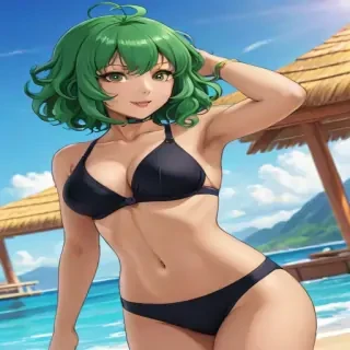 tatsumaki en bikini