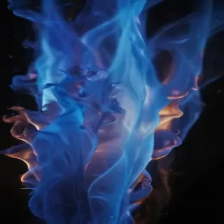 blue flame background