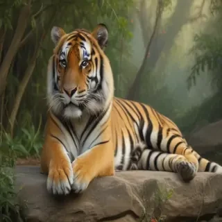 vintage tiger