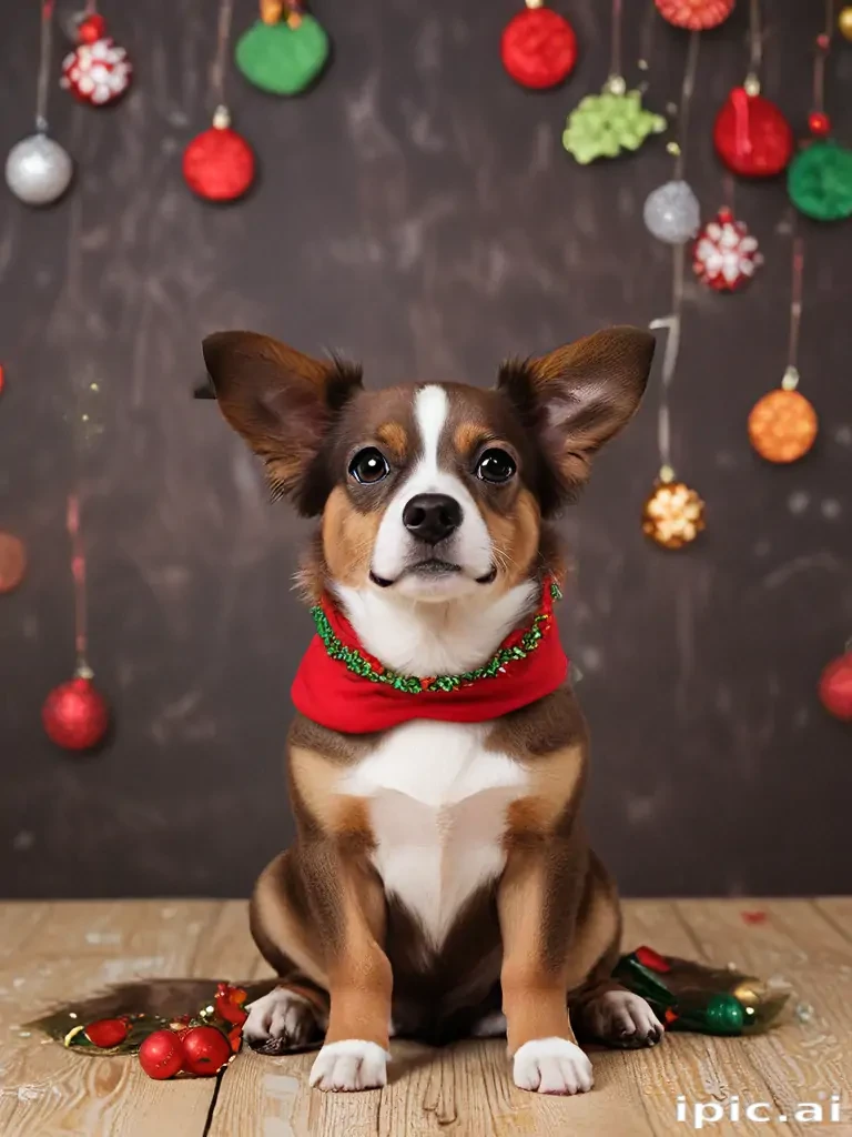 dog christmas backgrounds