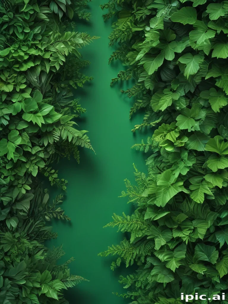 green aesthetic background