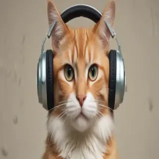 cat headphones png