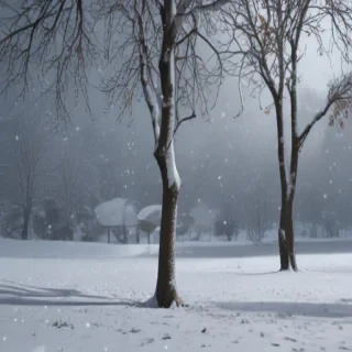 snow falling png