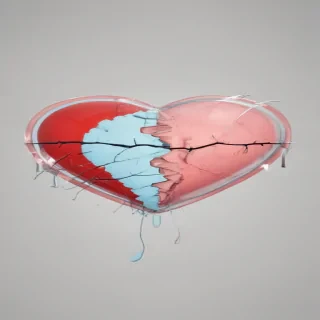 broken heart transparent