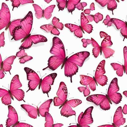 pink butterflies png