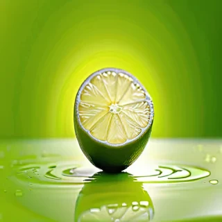 lime green background