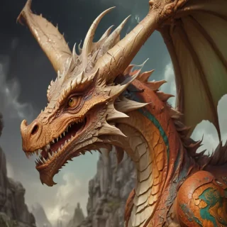 cartoon drawing of a dragon