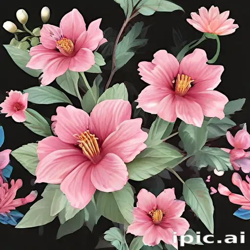 flowers png aesthetic