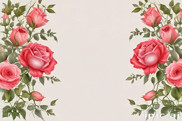 rose border png