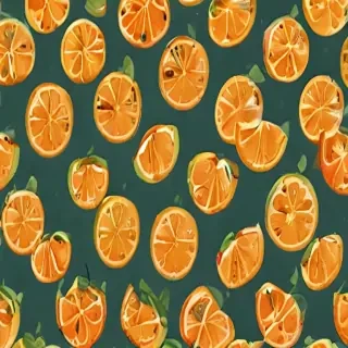 cute orange wallpaper
