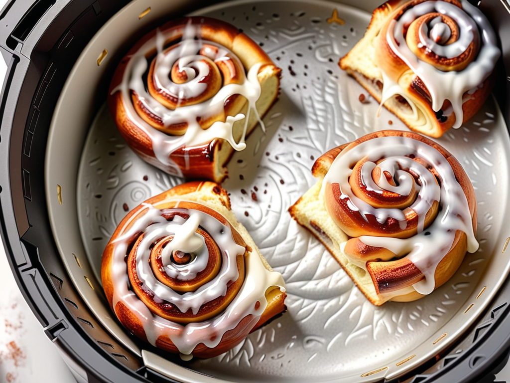 how long to cook cinnamon rolls in air fryer