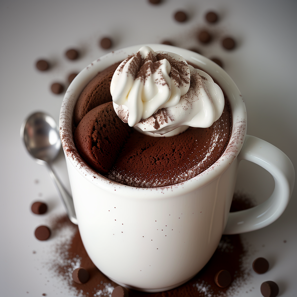 cake in a mug hot chocolate mix