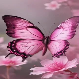 pink butterfly images
