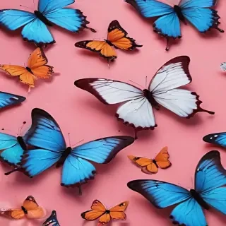 aesthetic butterfly background