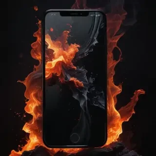 iphone black wallpaper 4k