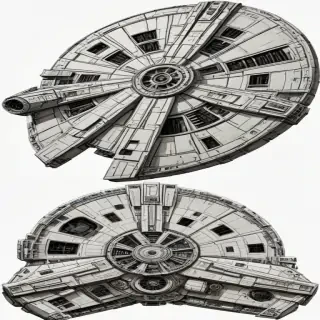 millennium falcon clip art