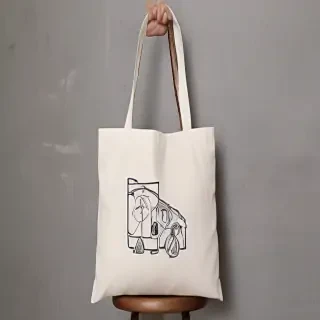 mock up tote bag
