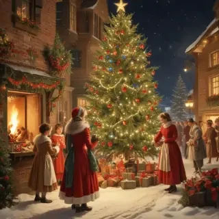 vintage christmas images to print