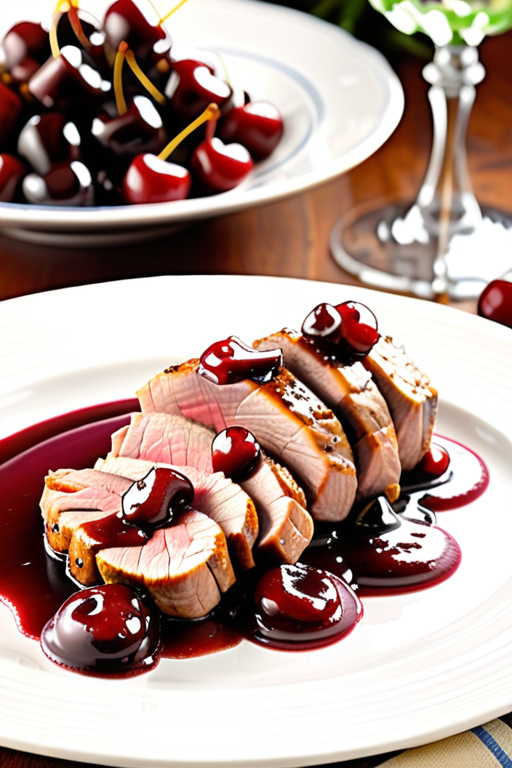 pork tenderloin with cherry sauce