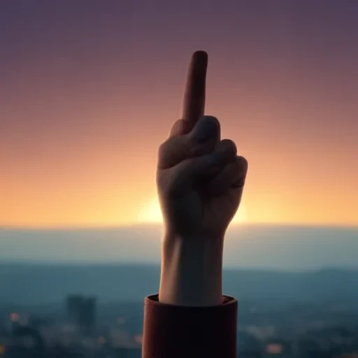 finger pointing at you