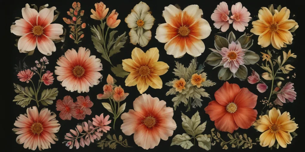pressed flower png