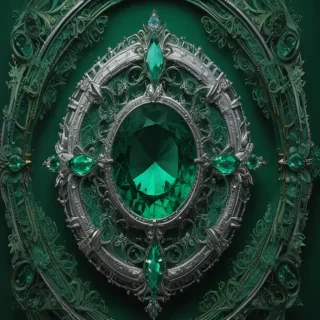 emerald green bg