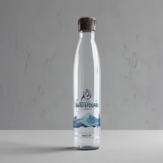 water bottle mockup