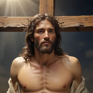 jesus on the cross picture