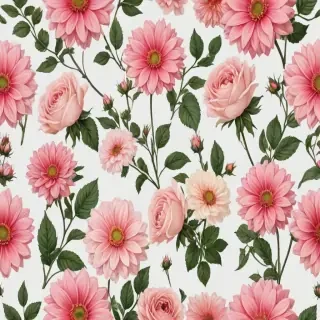 aesthetic flowers transparent background
