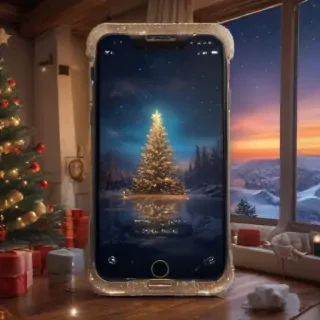christmas phone wallpaper aesthetic