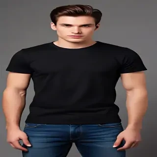 black shirt mockup