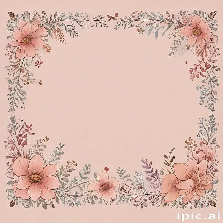 floral page borders