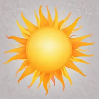 sun clipart transparent background