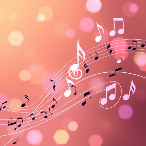 transparent music notes